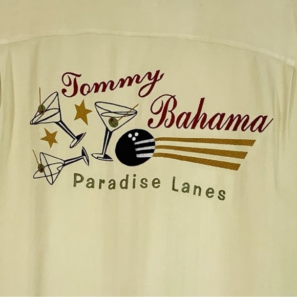 Tommy Bahama Silk Button Down Shirt Size Large - Picture 7 of 10